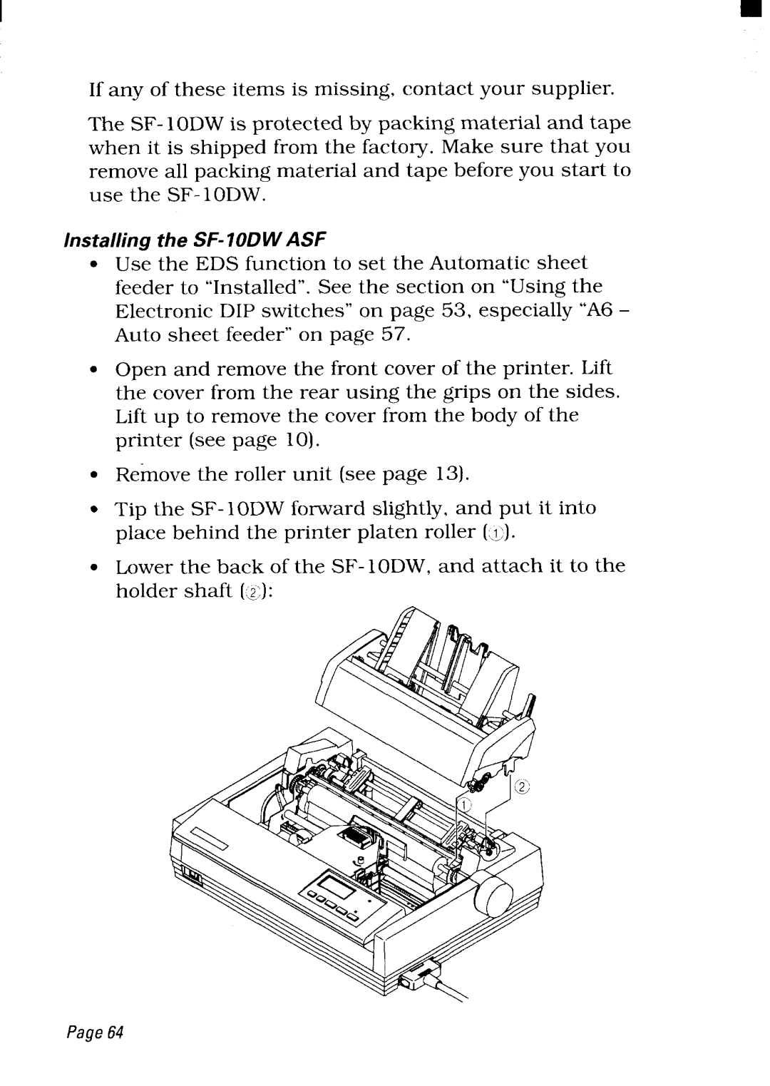 Star Micronics NX-2480 user manual 