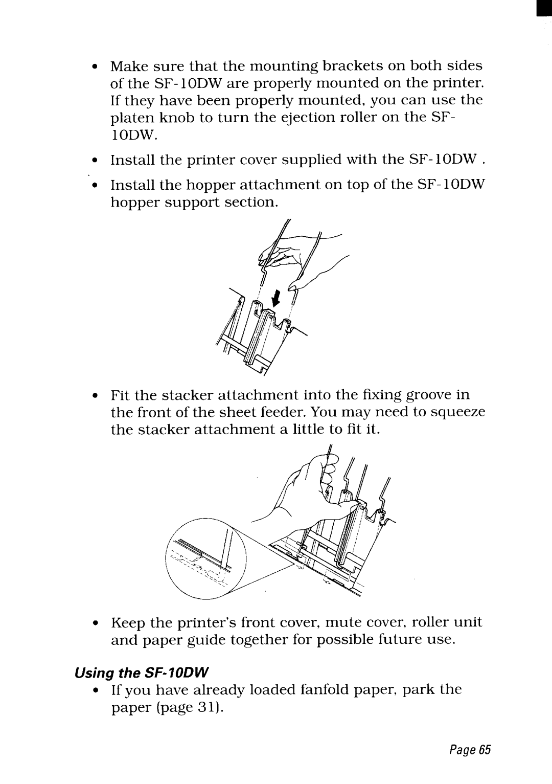 Star Micronics NX-2480 user manual 