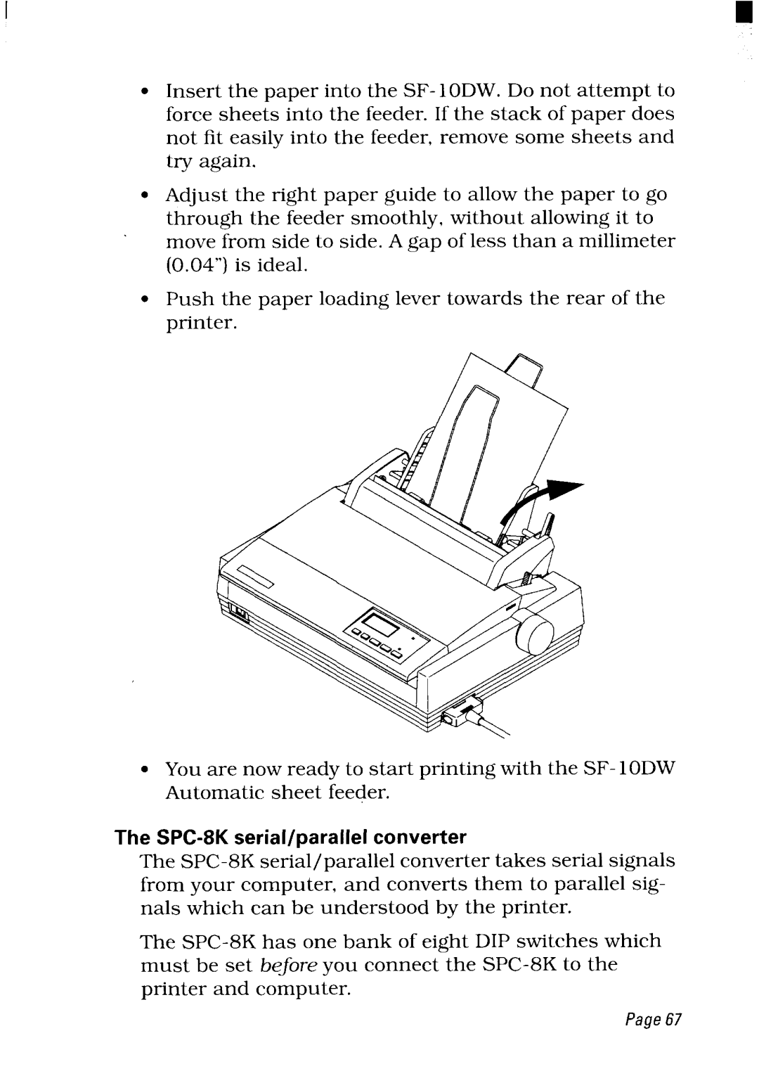 Star Micronics NX-2480 user manual 