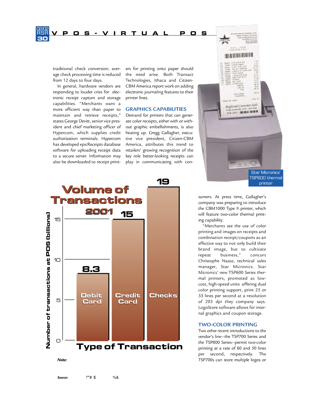 Star Micronics RSR 28 manual Graphics Capabilities, TWO-COLOR Printing 