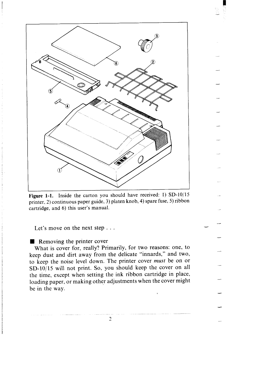 Star Micronics SB-15 user manual Figure l-l 