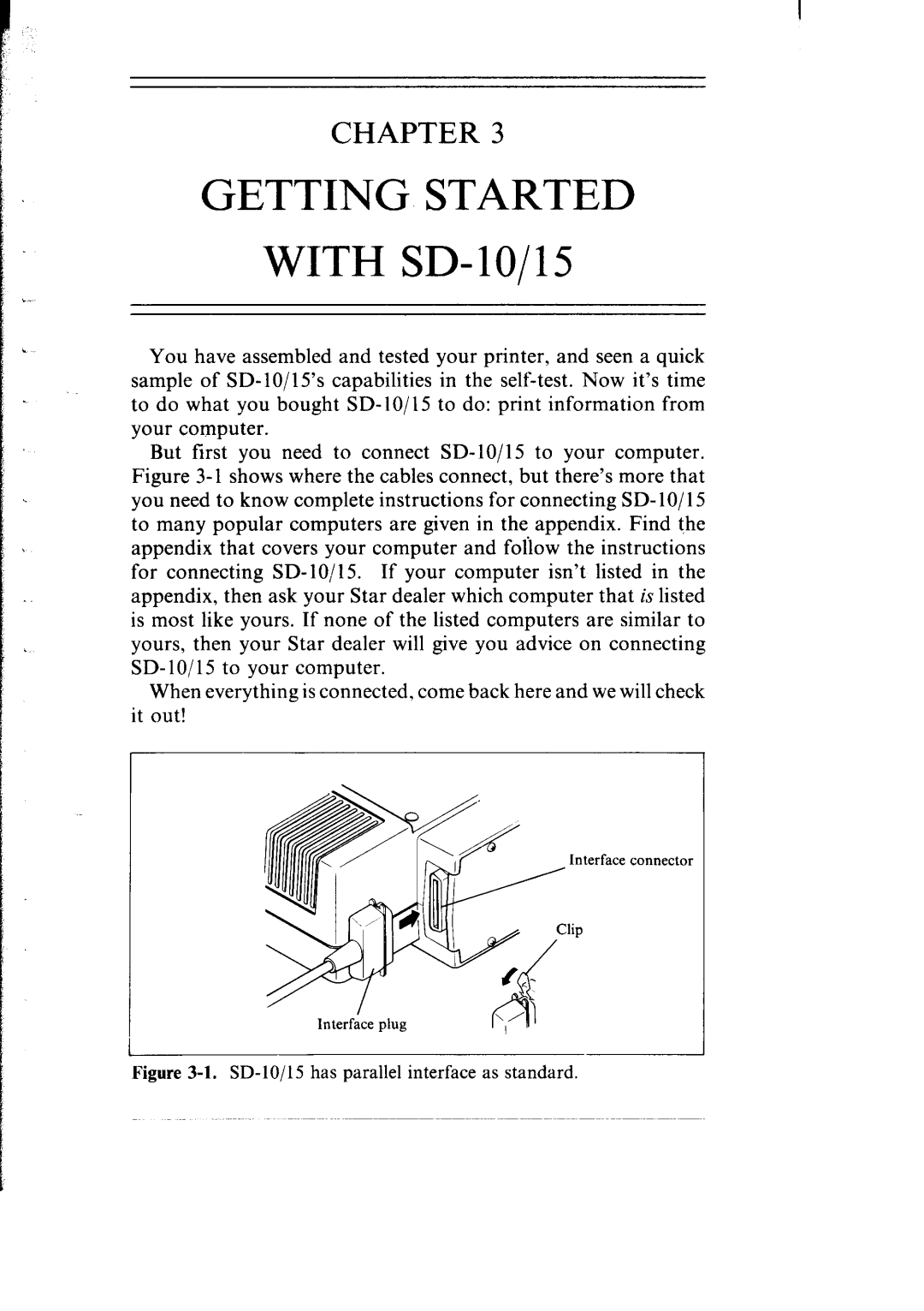 Star Micronics SB-15 user manual Getting Started 