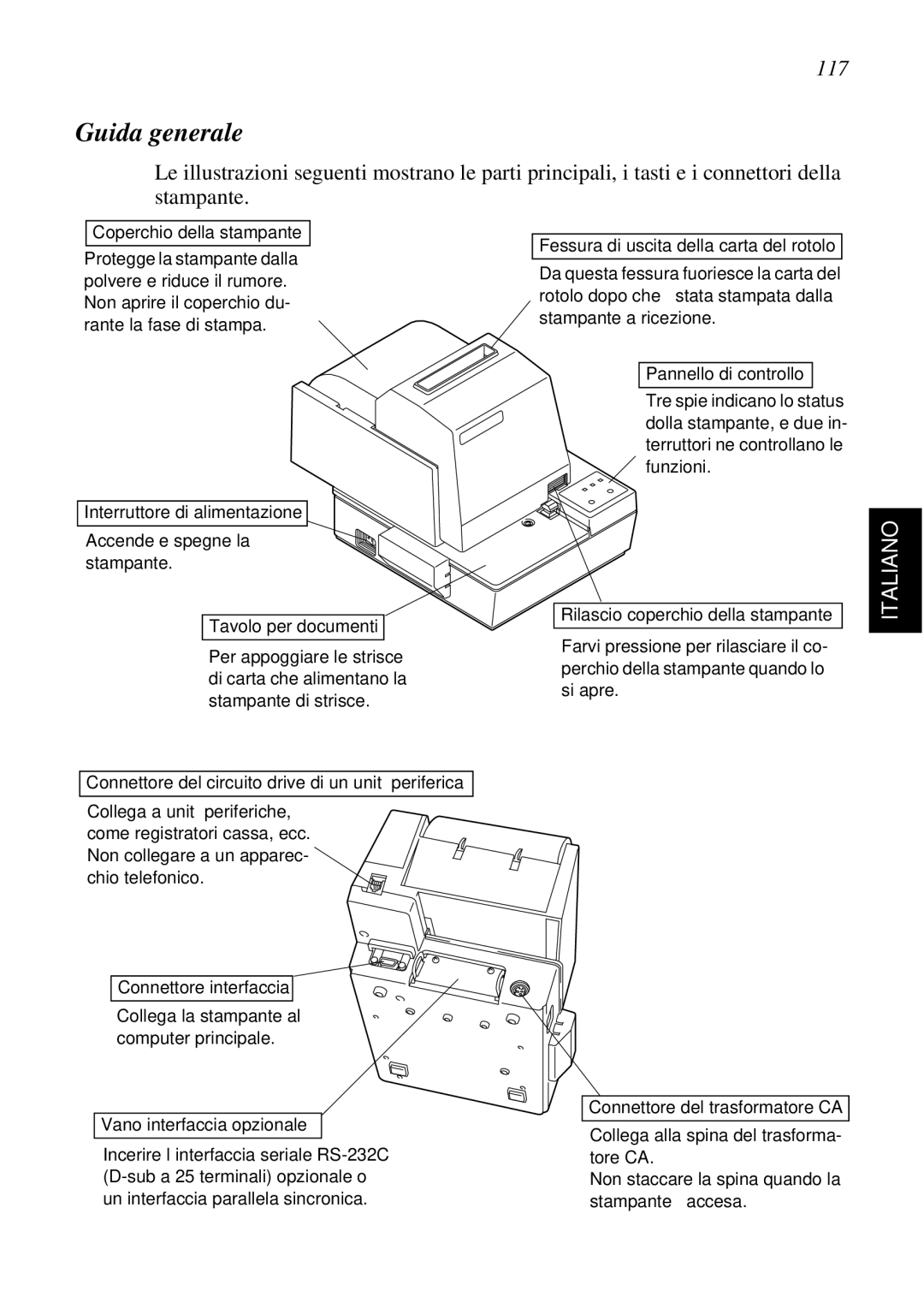 Star Micronics SCP700 user manual Guida generale, 117 