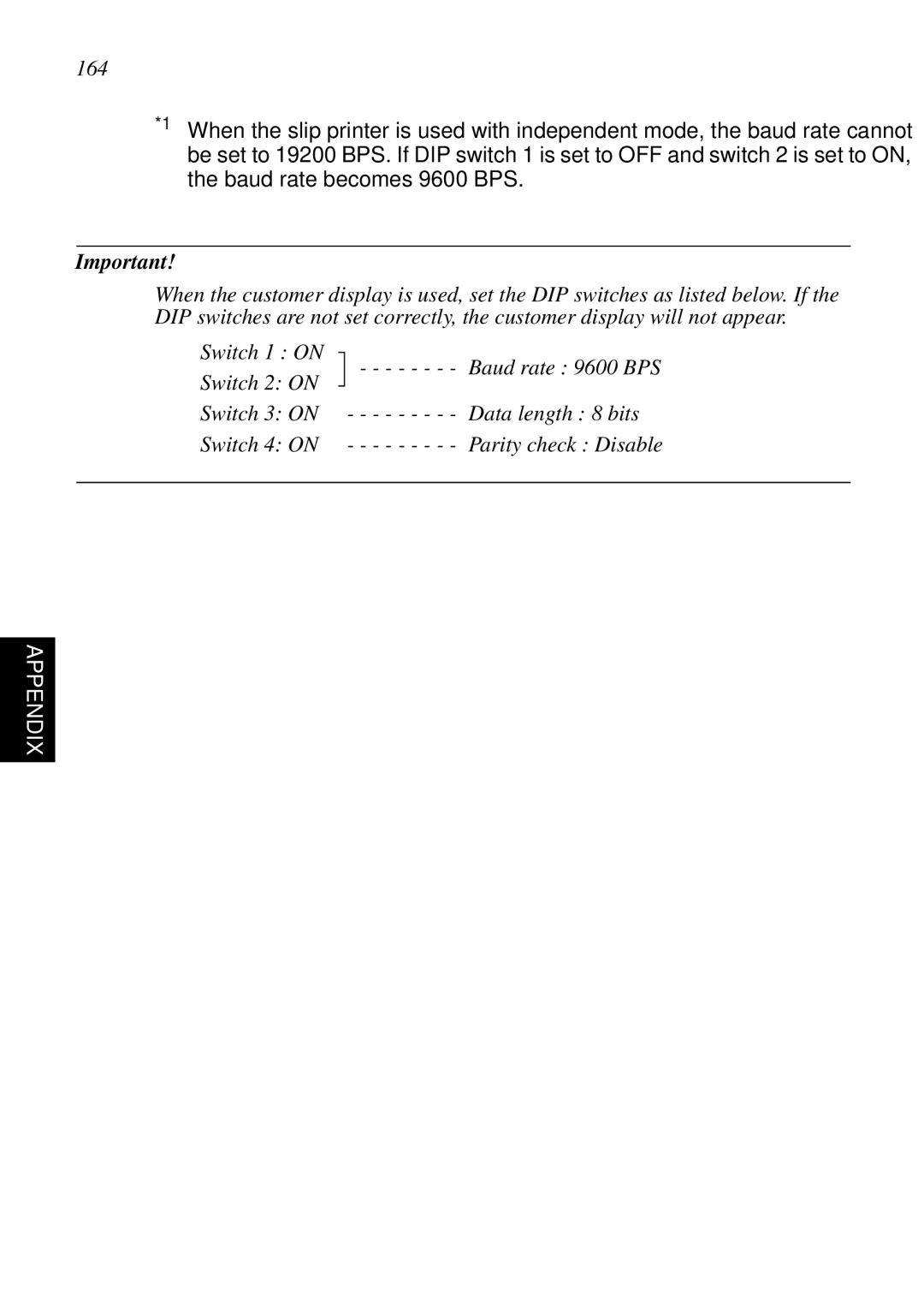 Star Micronics SCP700 user manual 164 