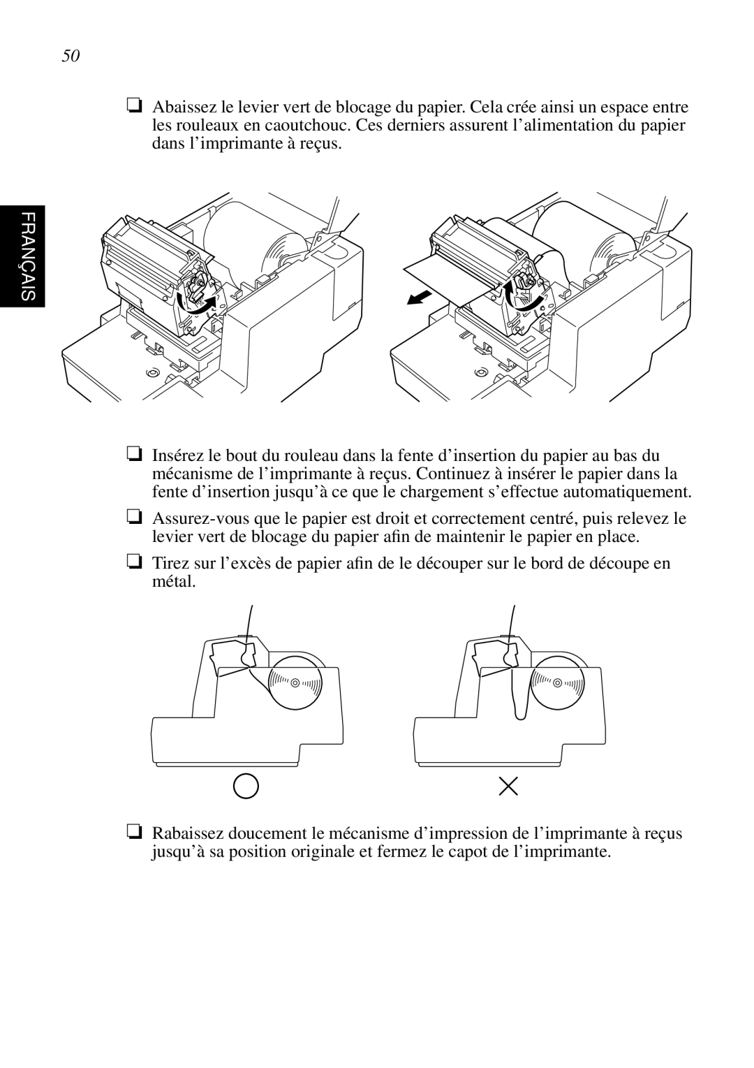 Star Micronics SCP700 user manual Français 