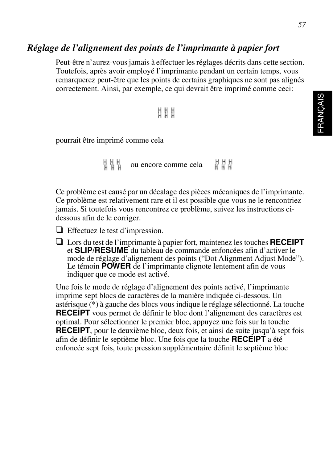 Star Micronics SCP700 user manual Français 