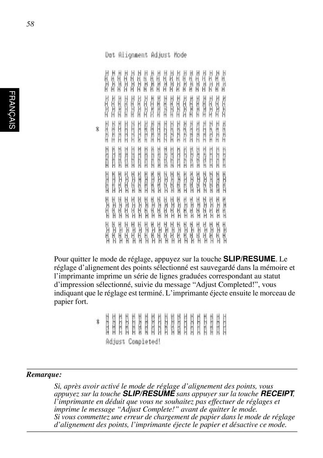 Star Micronics SCP700 user manual Remarque 