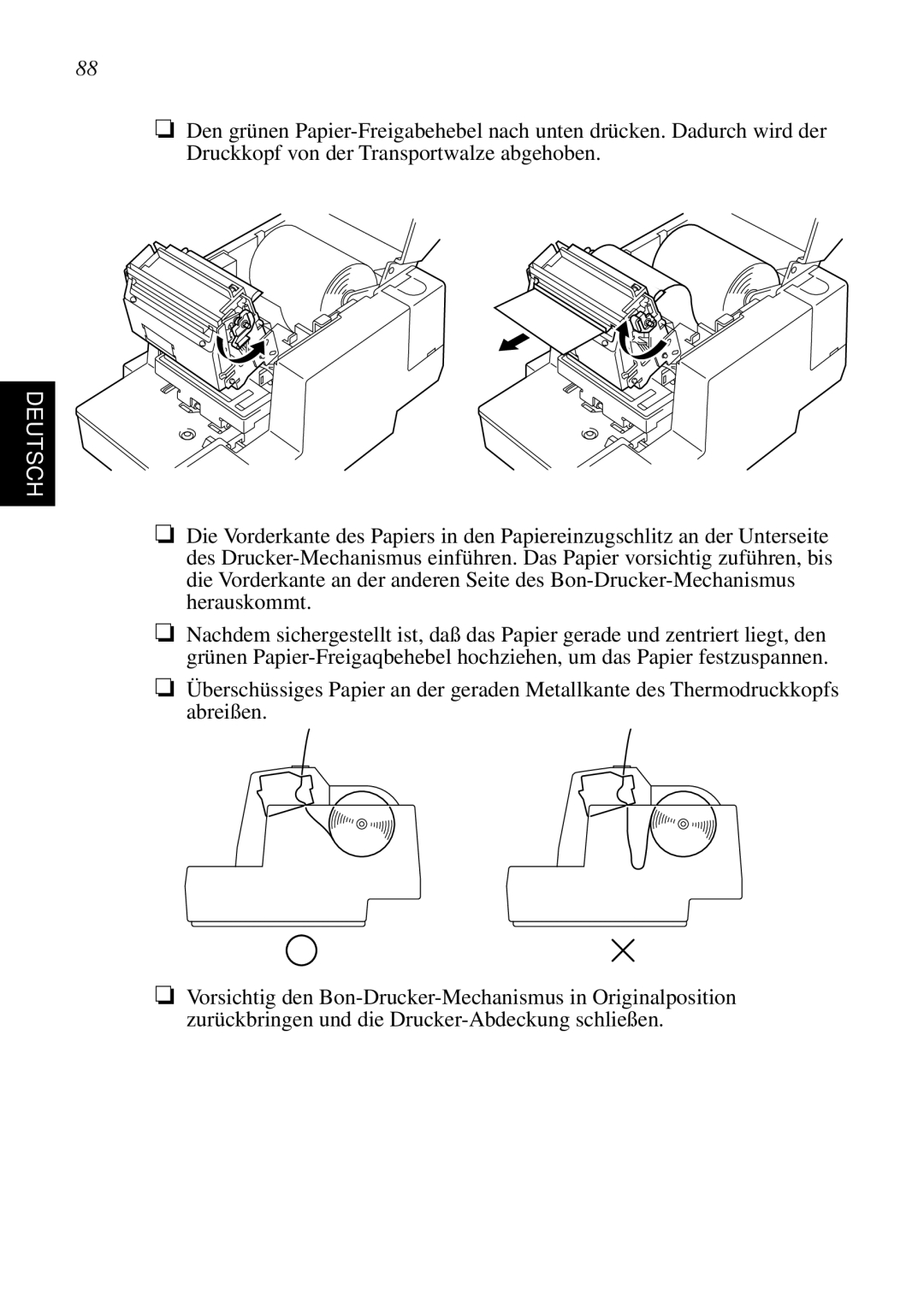 Star Micronics SCP700 user manual Deutsch 