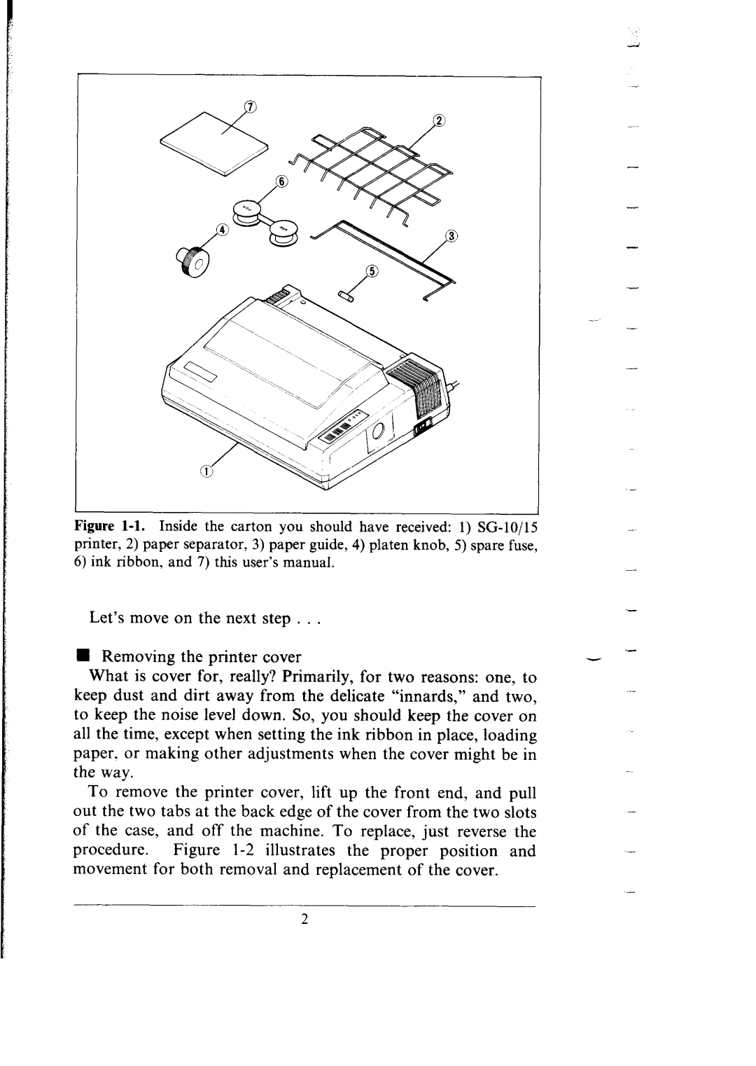 Star Micronics SG-15, SG-10 user manual 