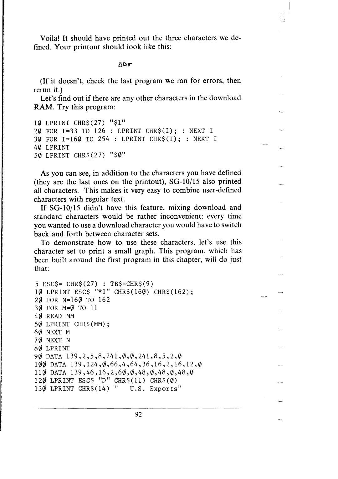 Star Micronics SG-15, SG-10 user manual Lprint 