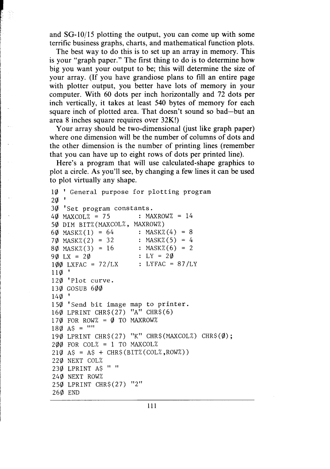 Star Micronics SG-10, SG-15 user manual 140 ’ 