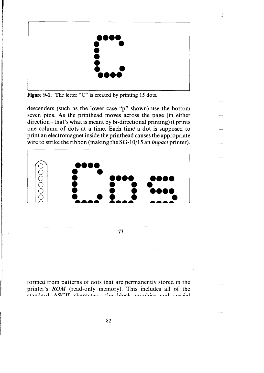 Star Micronics SG-15, SG-10 user manual Oao Eo.0, Print Matrix 