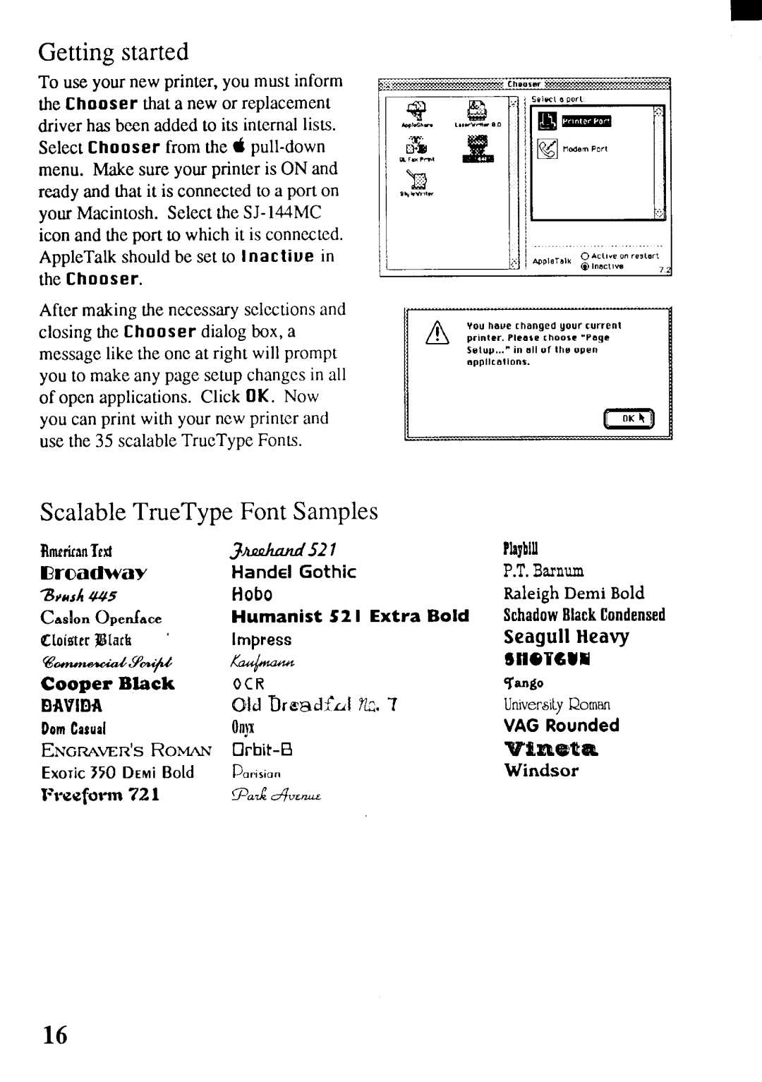 Star Micronics SJ-144MC user manual Oa m T b 