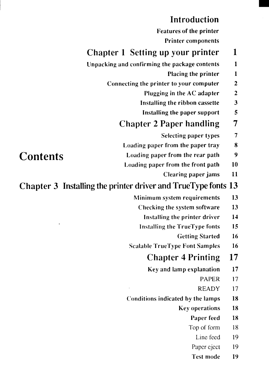 Star Micronics SJ-144MC user manual E pa 1t rp, Tn p Ar t Tp 