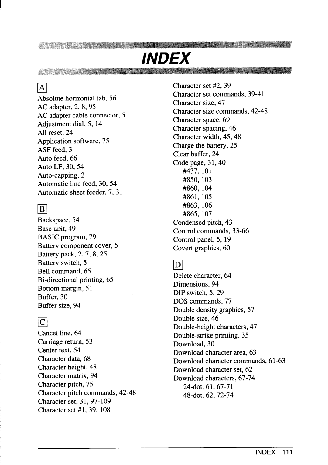 Star Micronics SJ-48 manual 