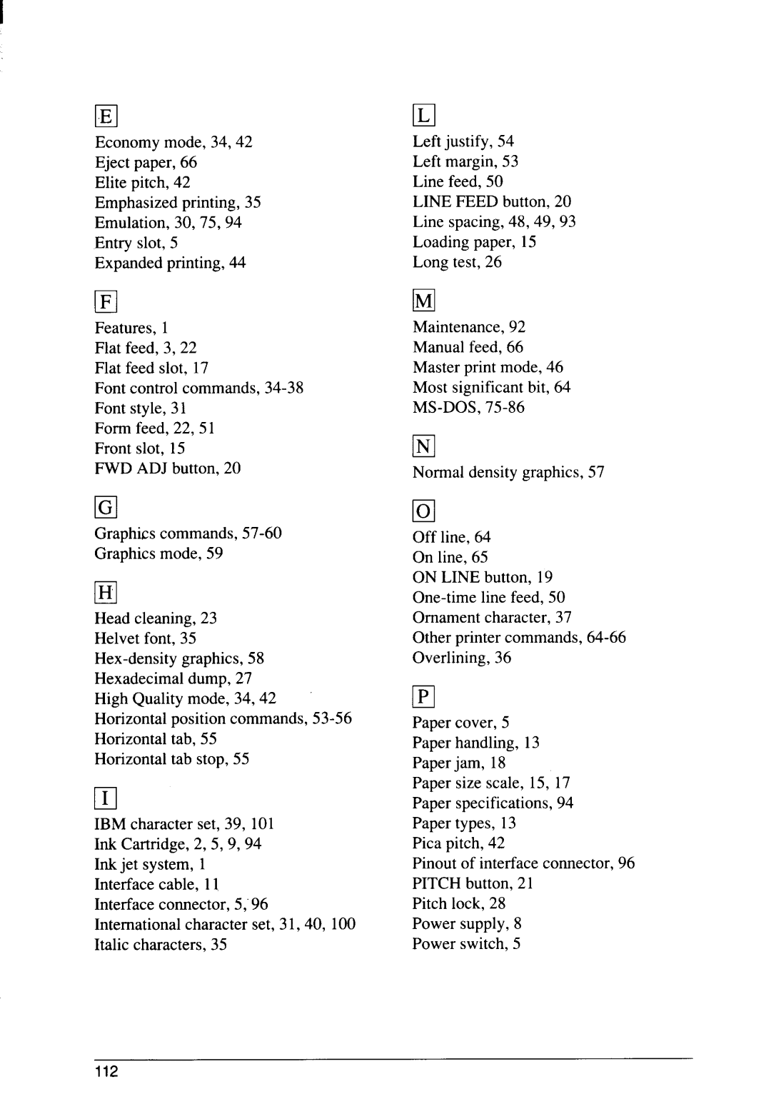 Star Micronics SJ-48 manual 