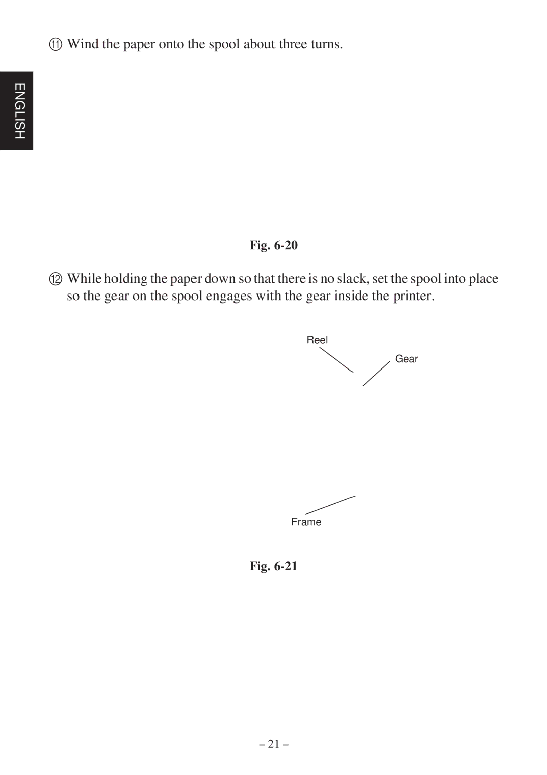 Star Micronics SP2000 Series user manual Wind the paper onto the spool about three turns 