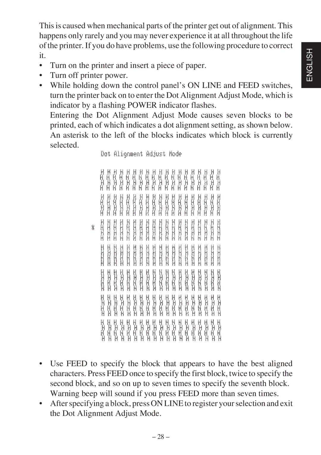 Star Micronics SP2000 Series user manual English 