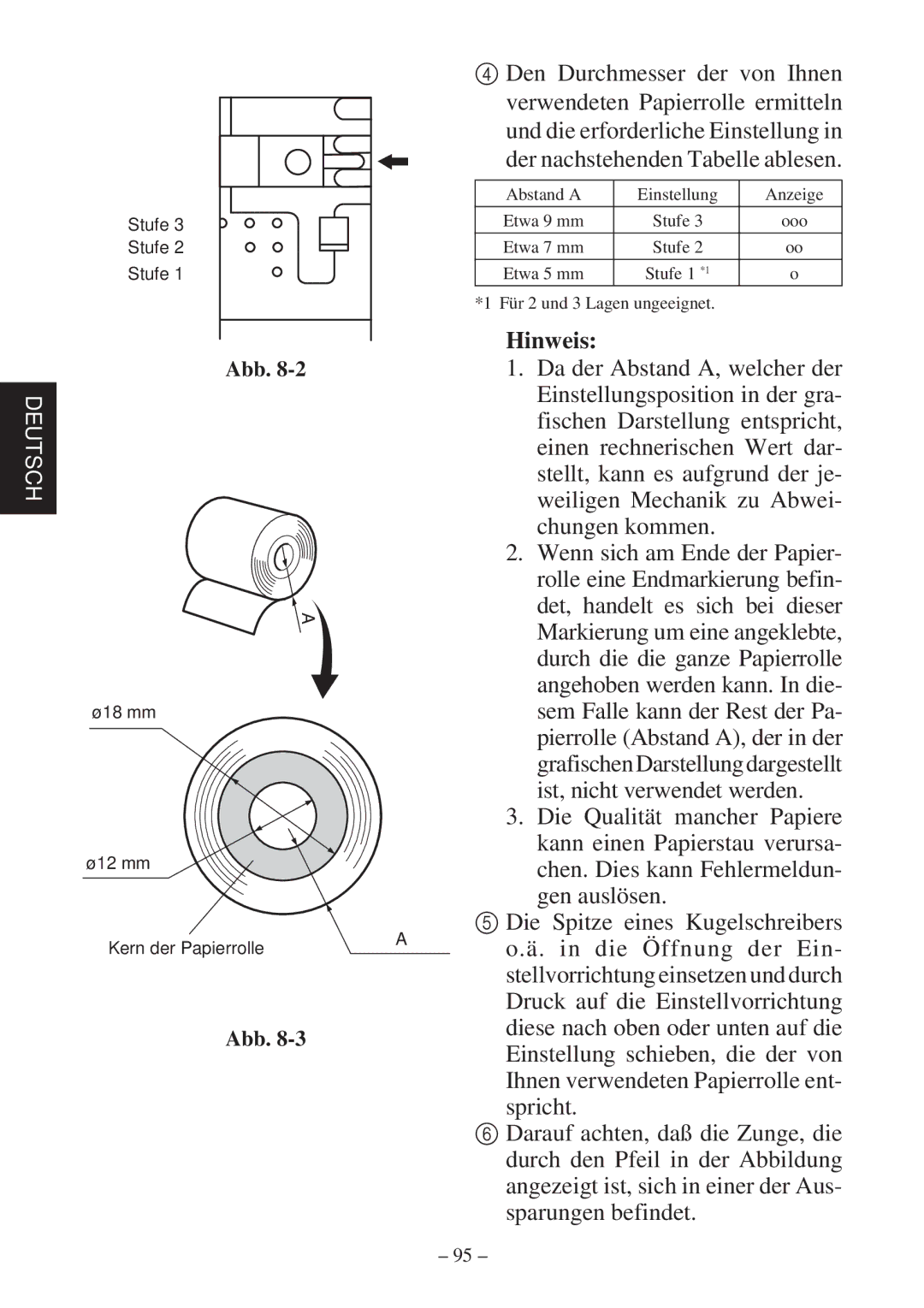 Star Micronics SP2000 Series user manual Stufe 