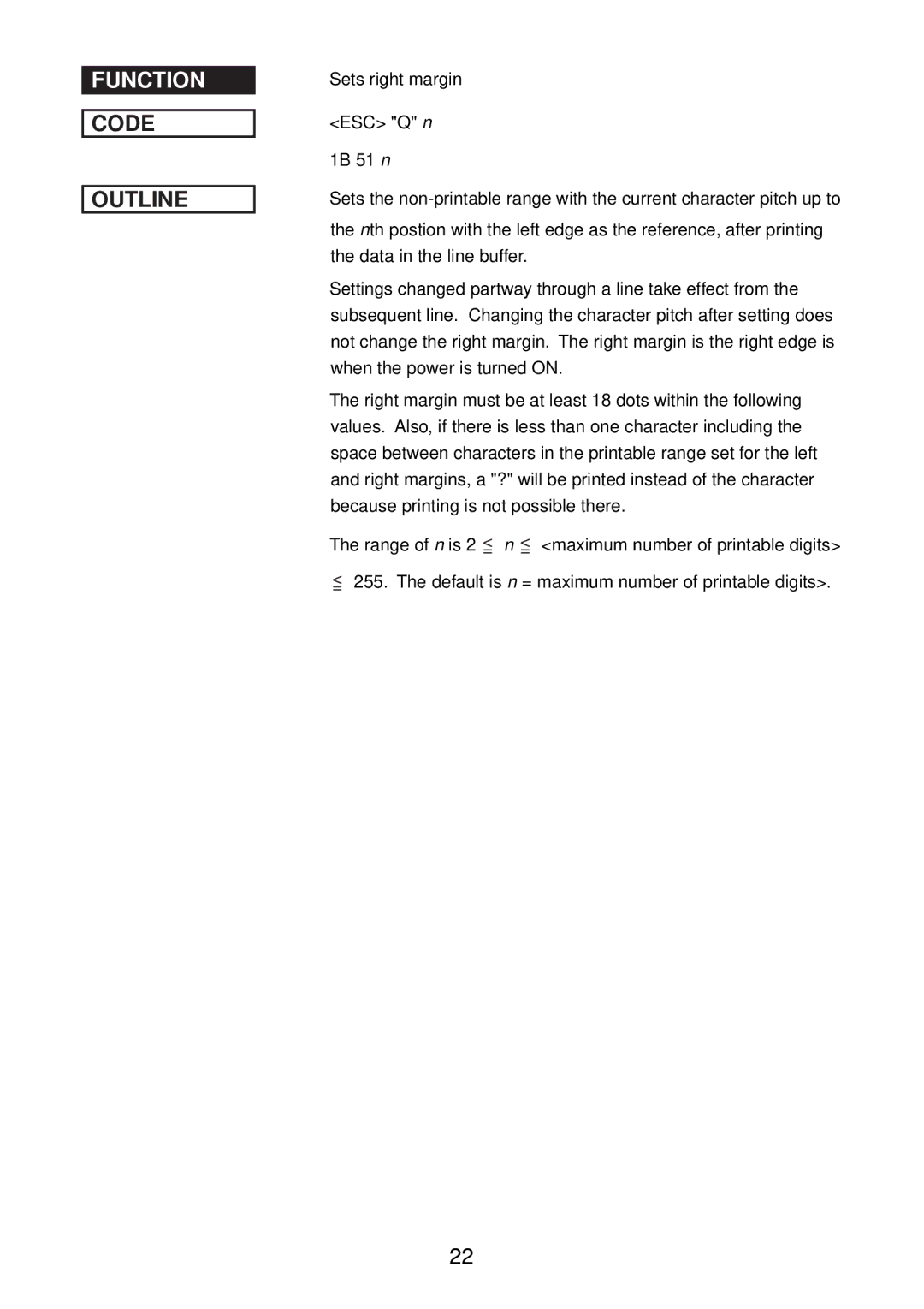 Star Micronics SP2000 manual Function 