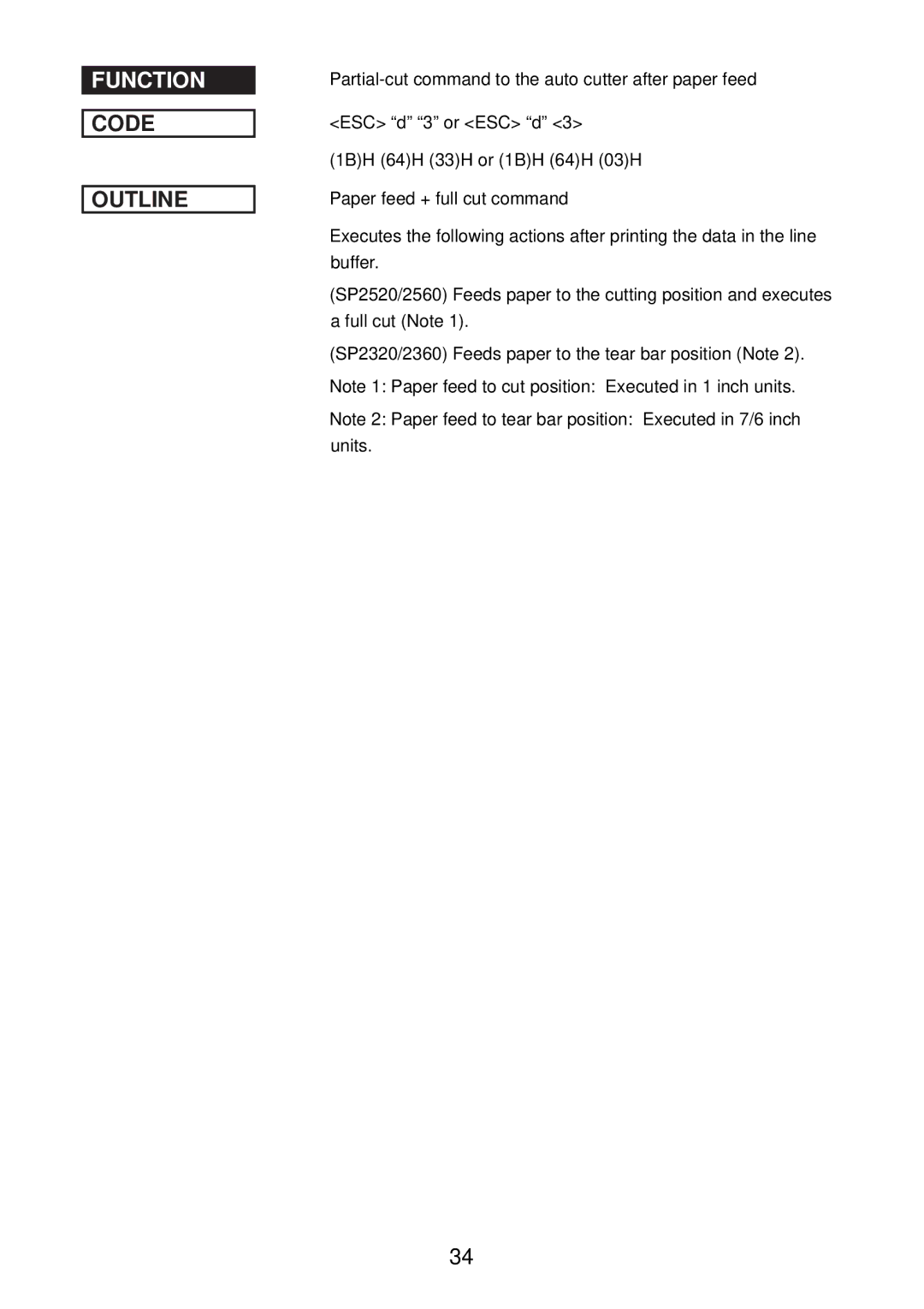 Star Micronics SP2000 manual Function 