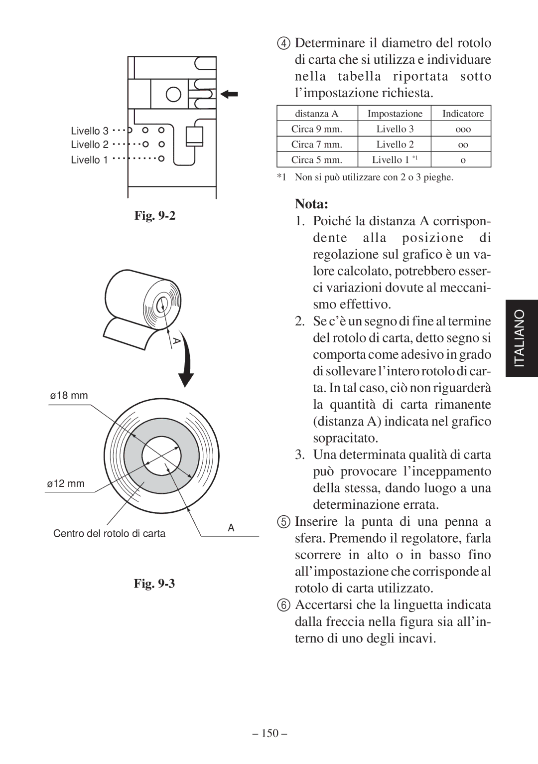 Star Micronics SP2000 user manual Nota 