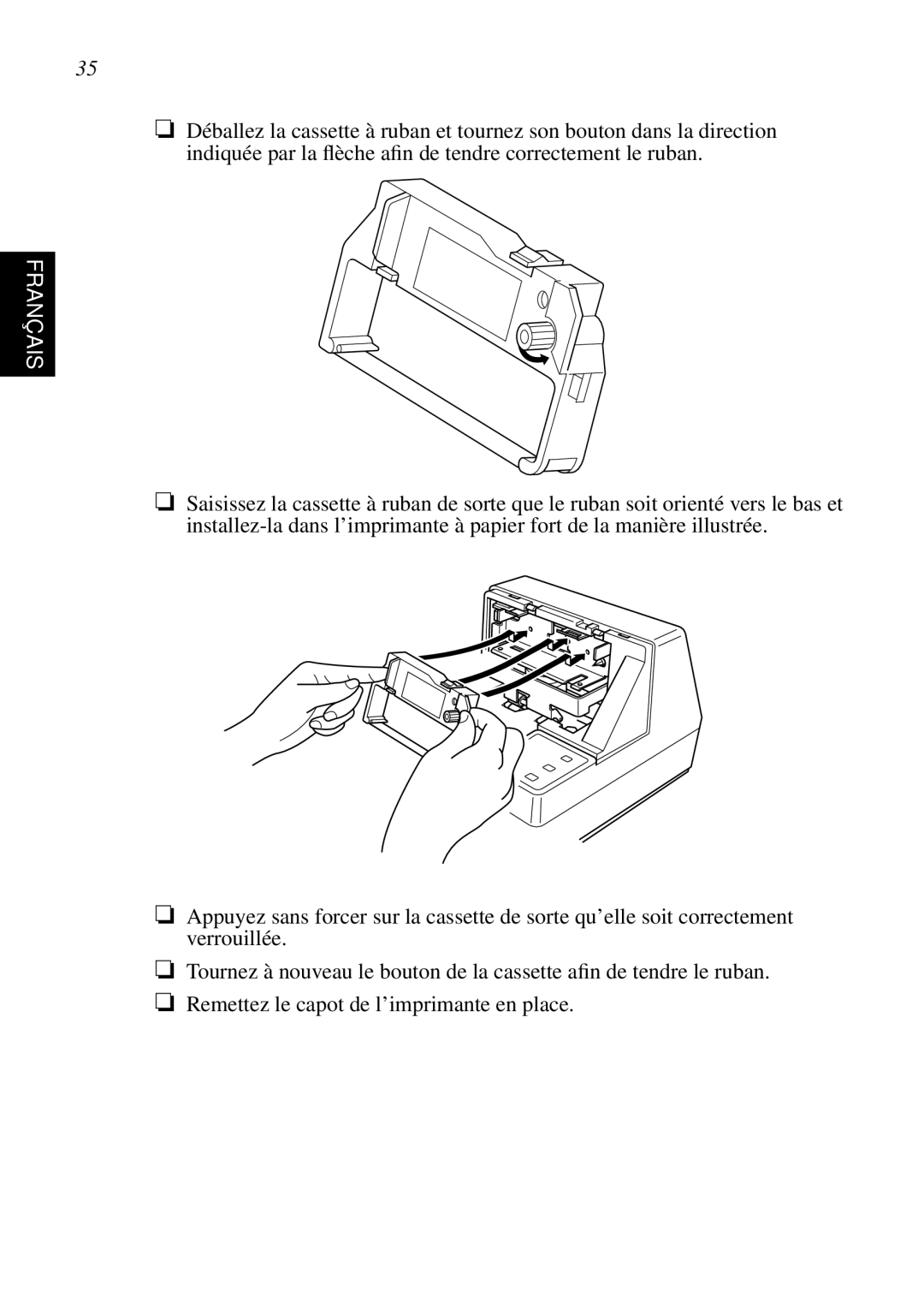 Star Micronics SP298 user manual Français 