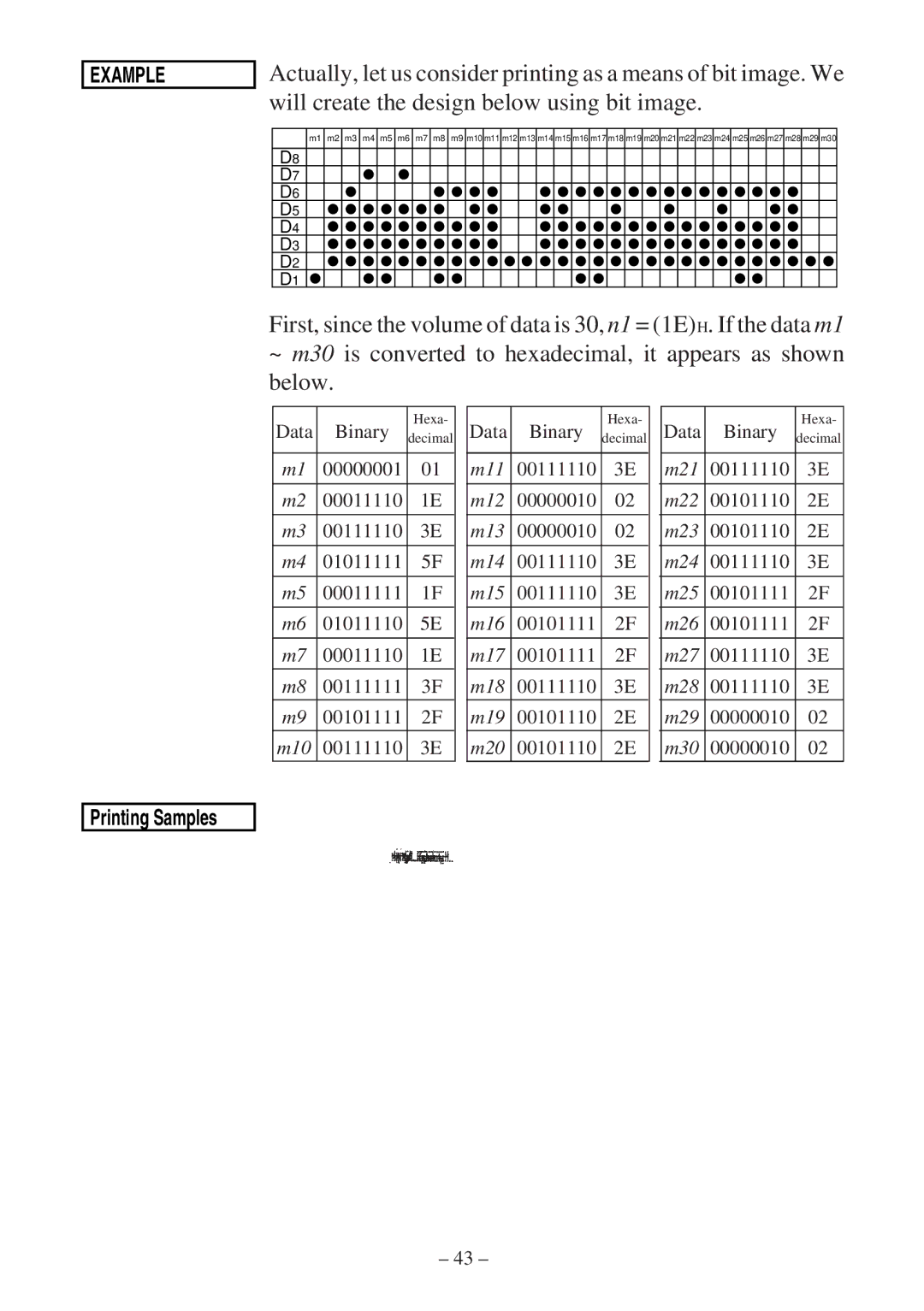 Star Micronics SP300 Series manual Example 