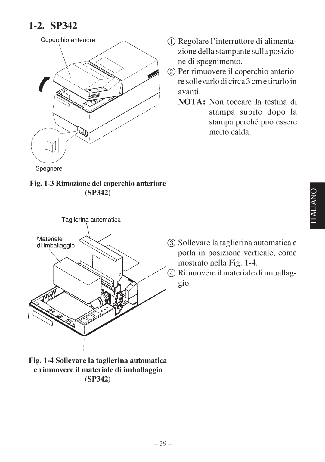 Star Micronics SP342F-A, SP312F manual 