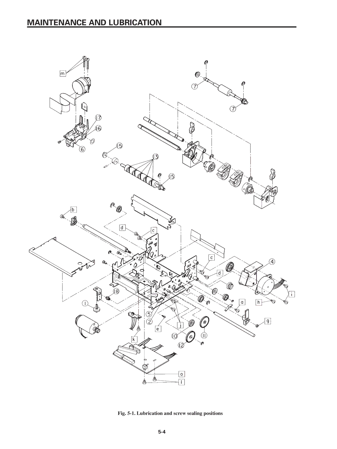 Star Micronics SP320S technical manual Maintenance and Lubrication 