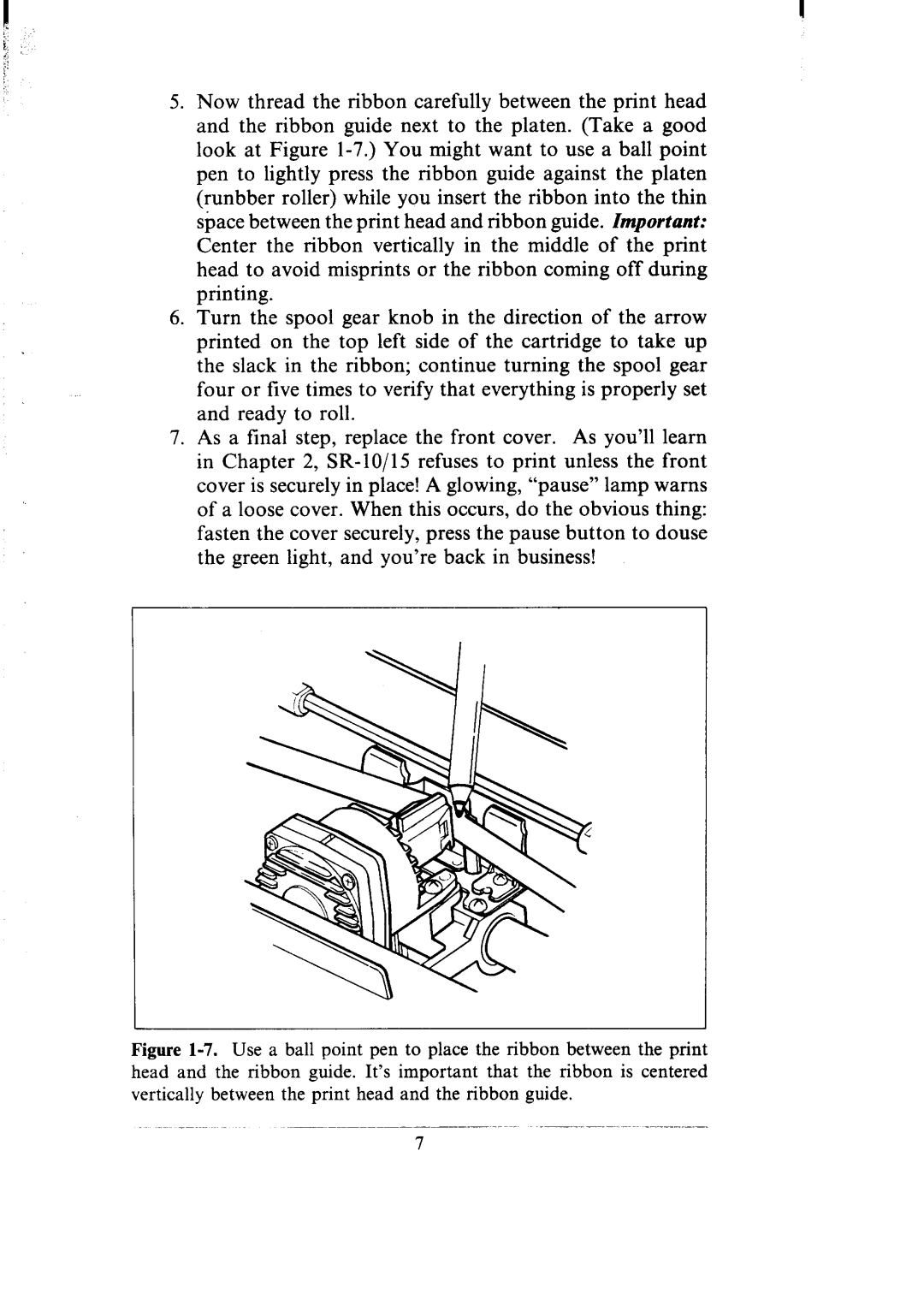 Star Micronics SR-10/I5 user manual 