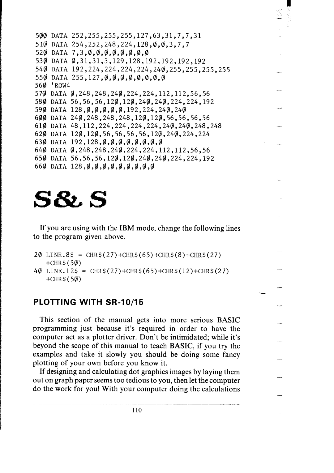 Star Micronics SR-10/I5 user manual ROW4 