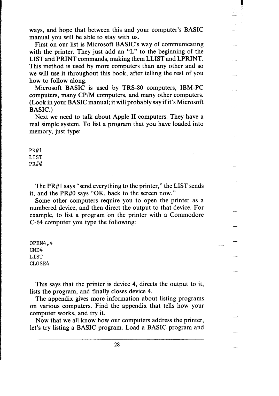 Star Micronics SR-10/I5 user manual List 