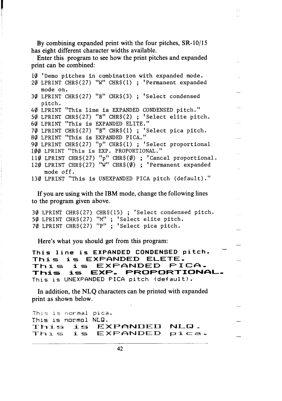 Star Micronics SR-10/I5 user manual Here’s what you should get from this program 