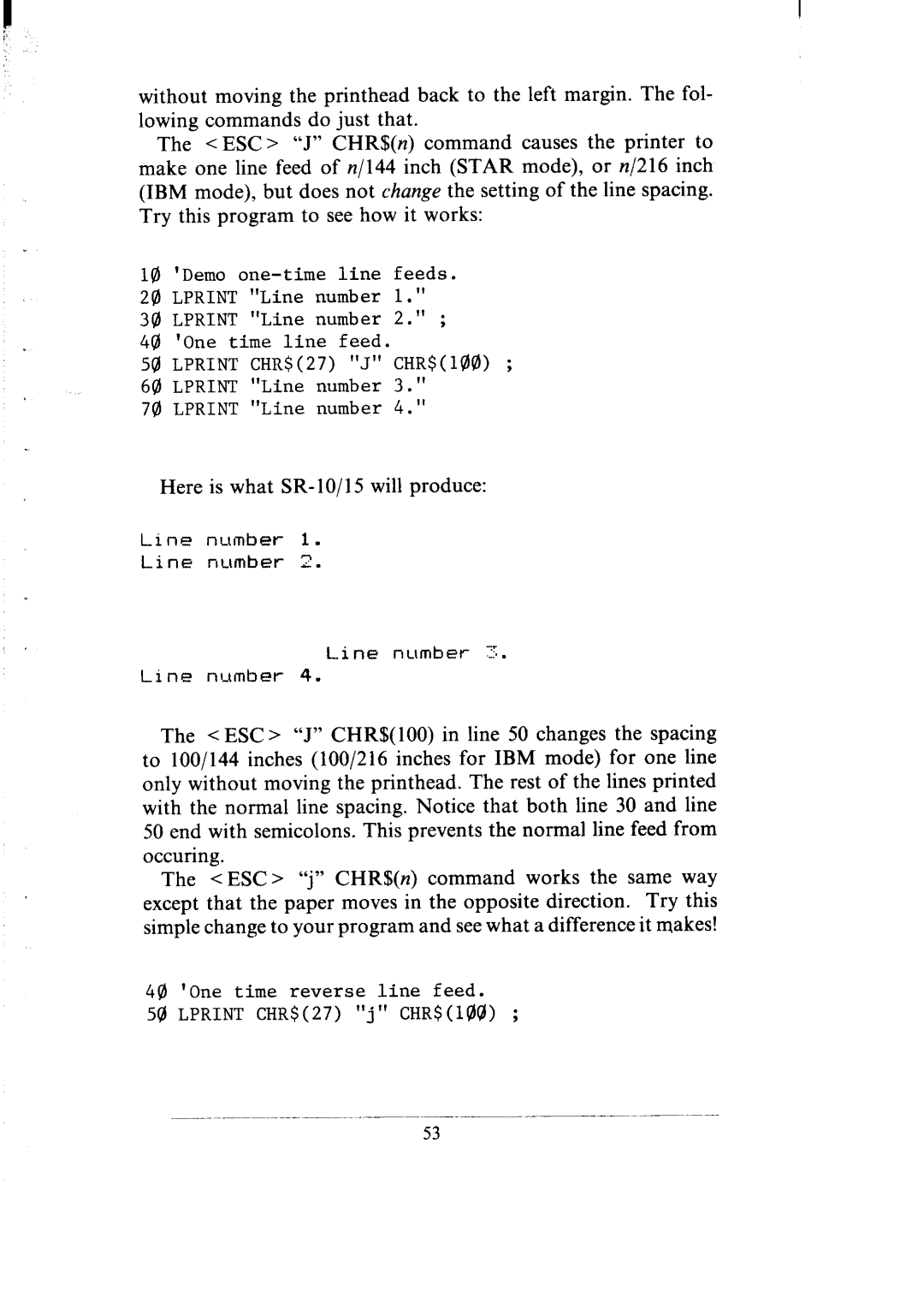 Star Micronics SR-10/I5 user manual Here is what SR-IO/l5 will produce 