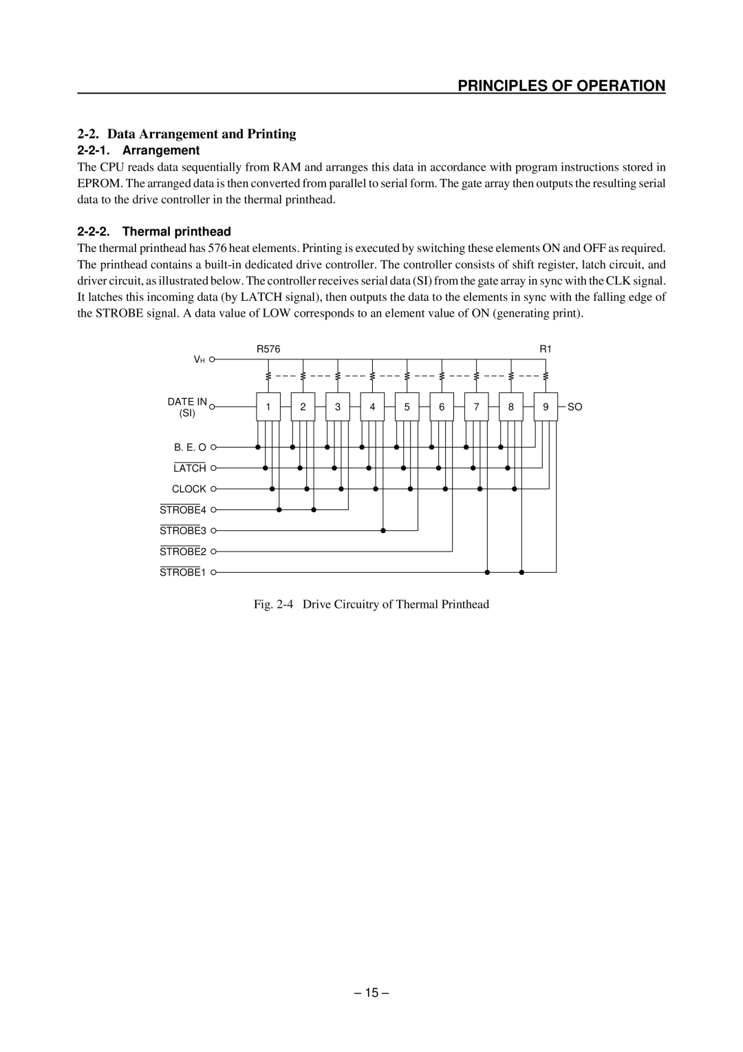 Star Micronics TSP200 technical manual Data Arrangement and Printing 