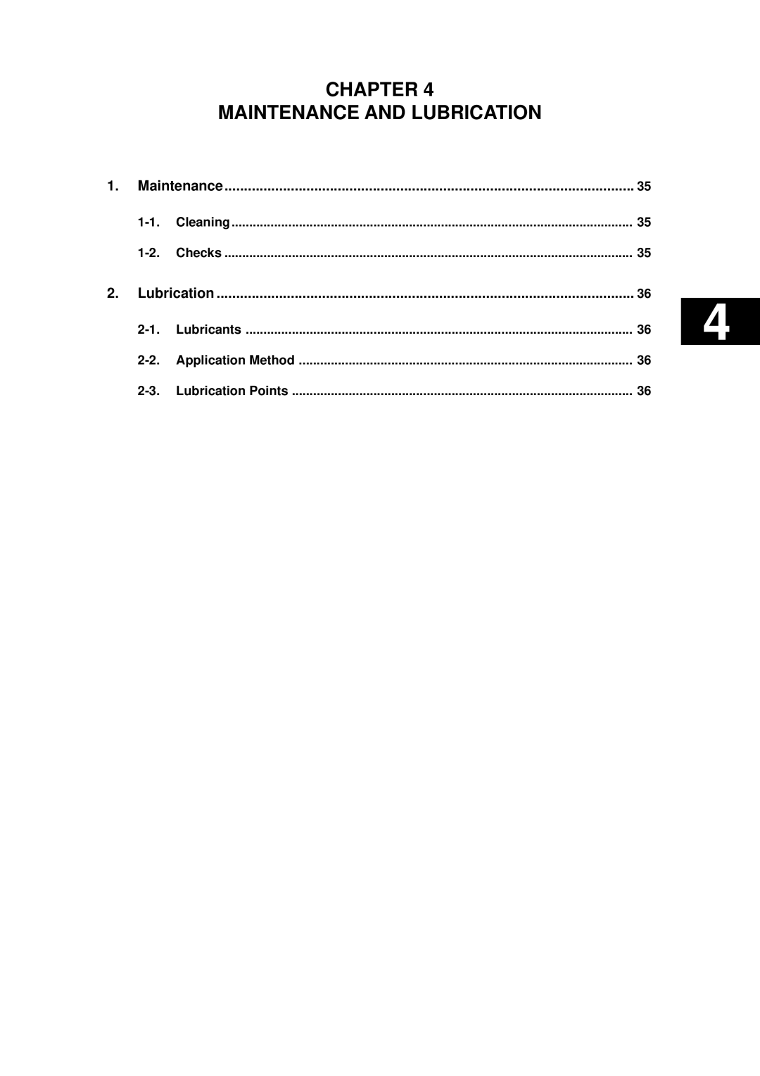 Star Micronics TSP200 technical manual Chapter Maintenance and Lubrication 