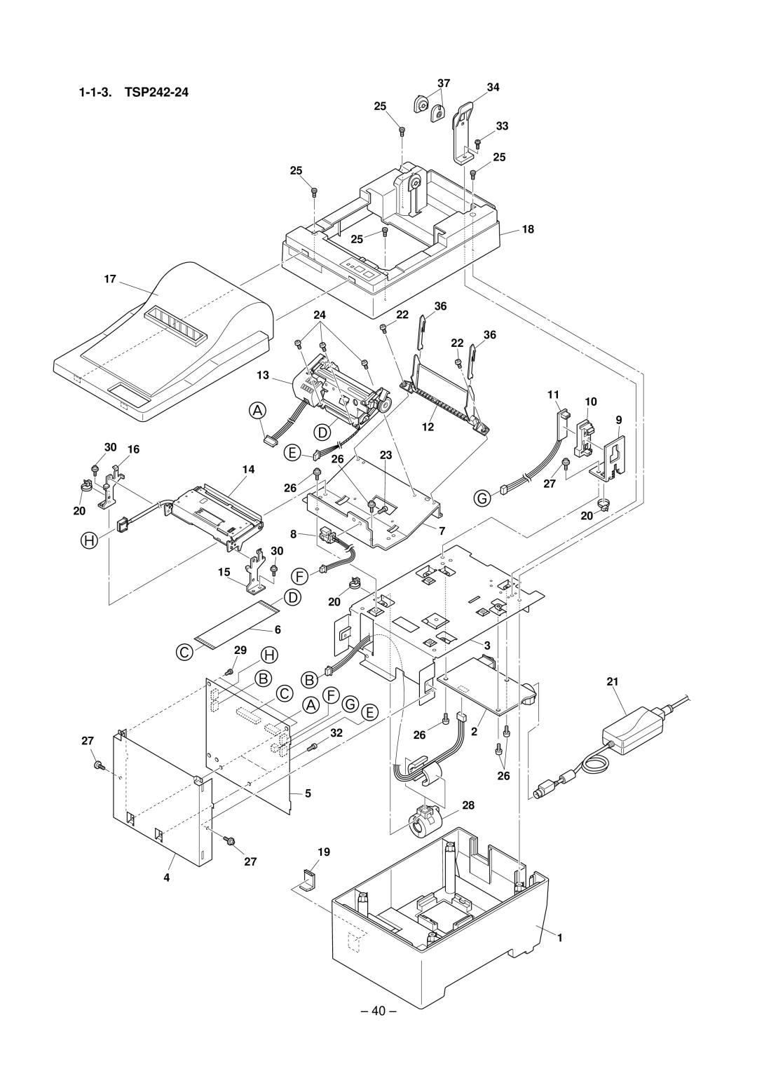 Star Micronics TSP200 technical manual 29 H 