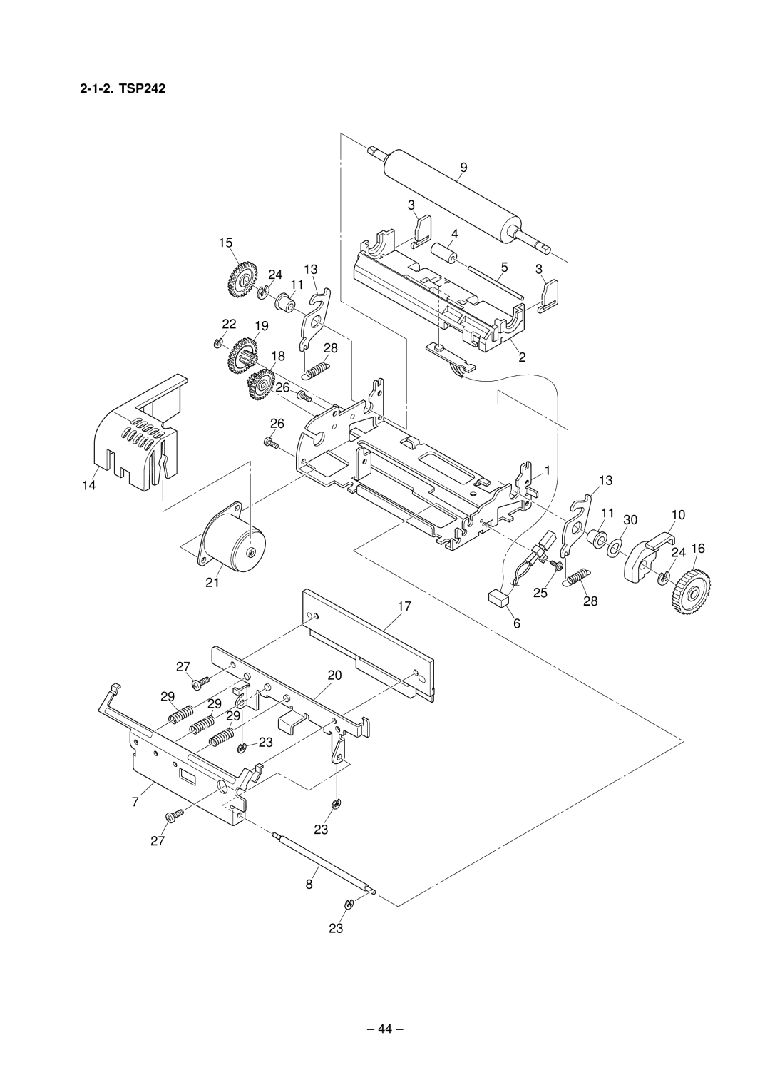 Star Micronics TSP200 technical manual TSP242 