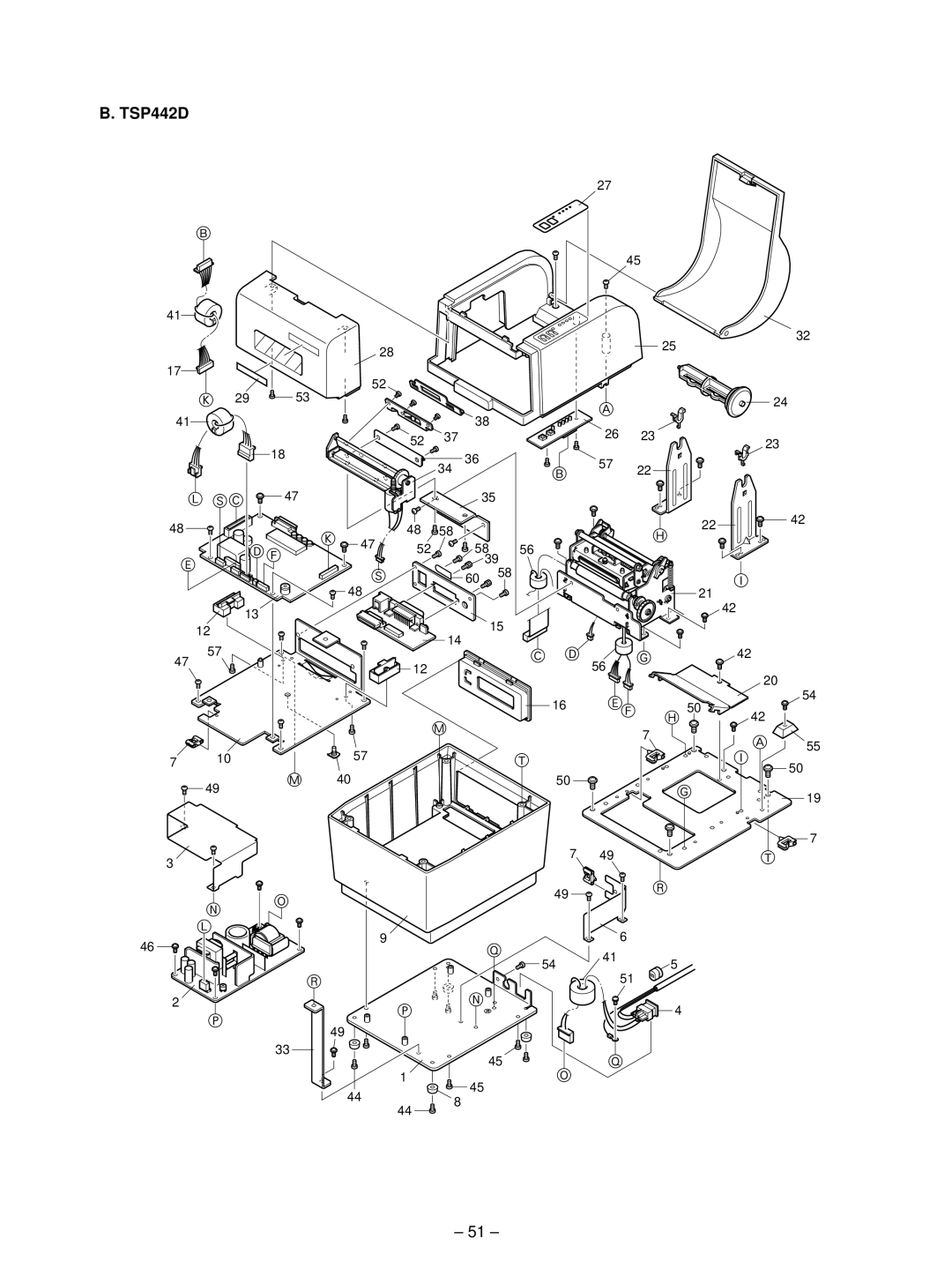 Star Micronics TSP400 technical manual TSP442D 