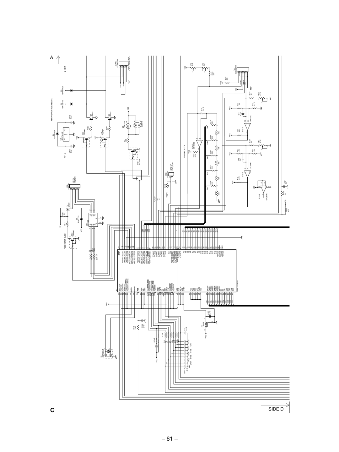 Star Micronics TSP400 technical manual Side D 