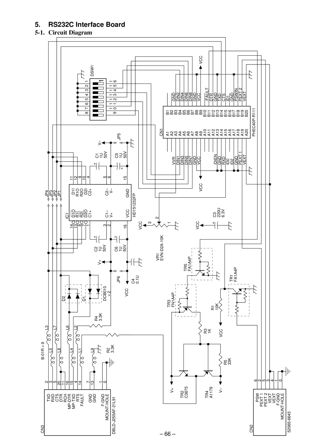 Star Micronics TSP400 technical manual RS232C Interface 