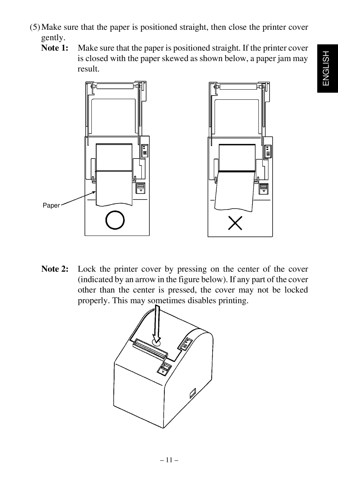 Star Micronics TSP552 user manual Result 