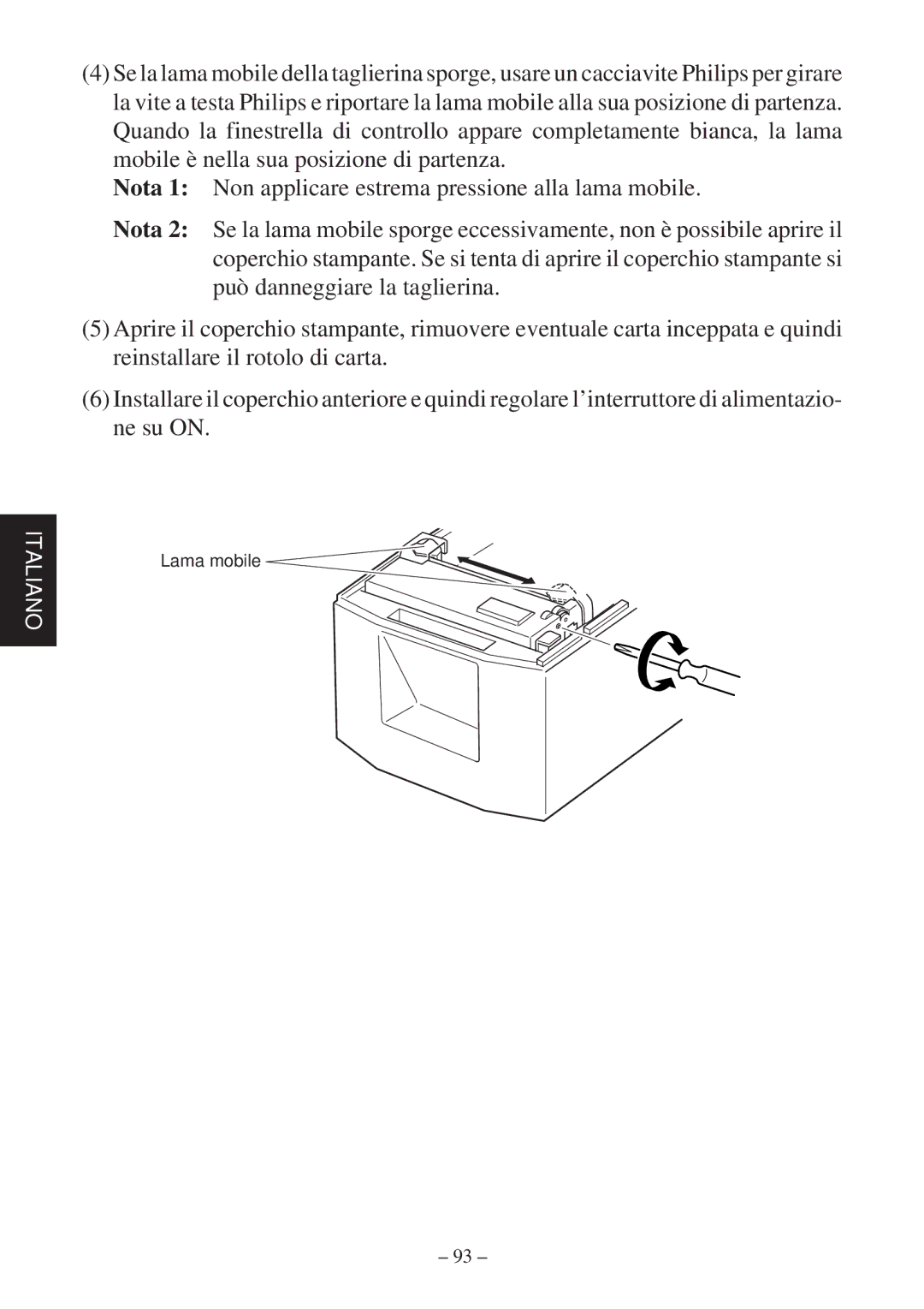 Star Micronics TSP600 user manual Lama mobile 