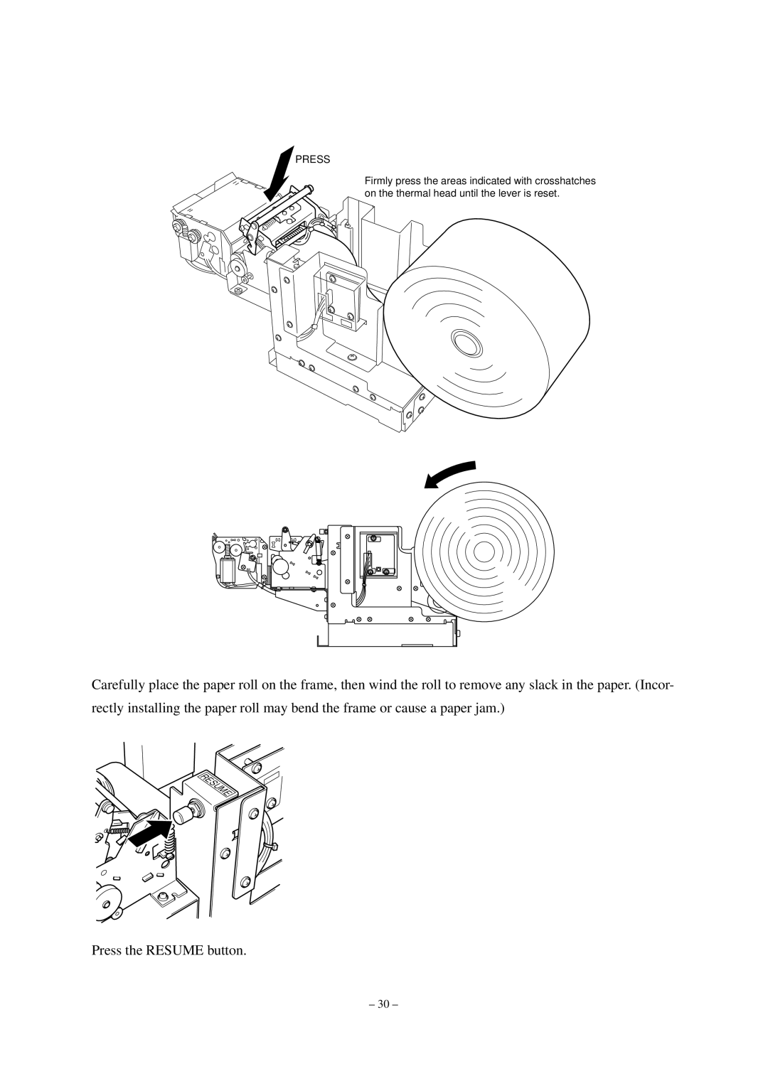 Star Micronics TUP492-24 operation manual Press 