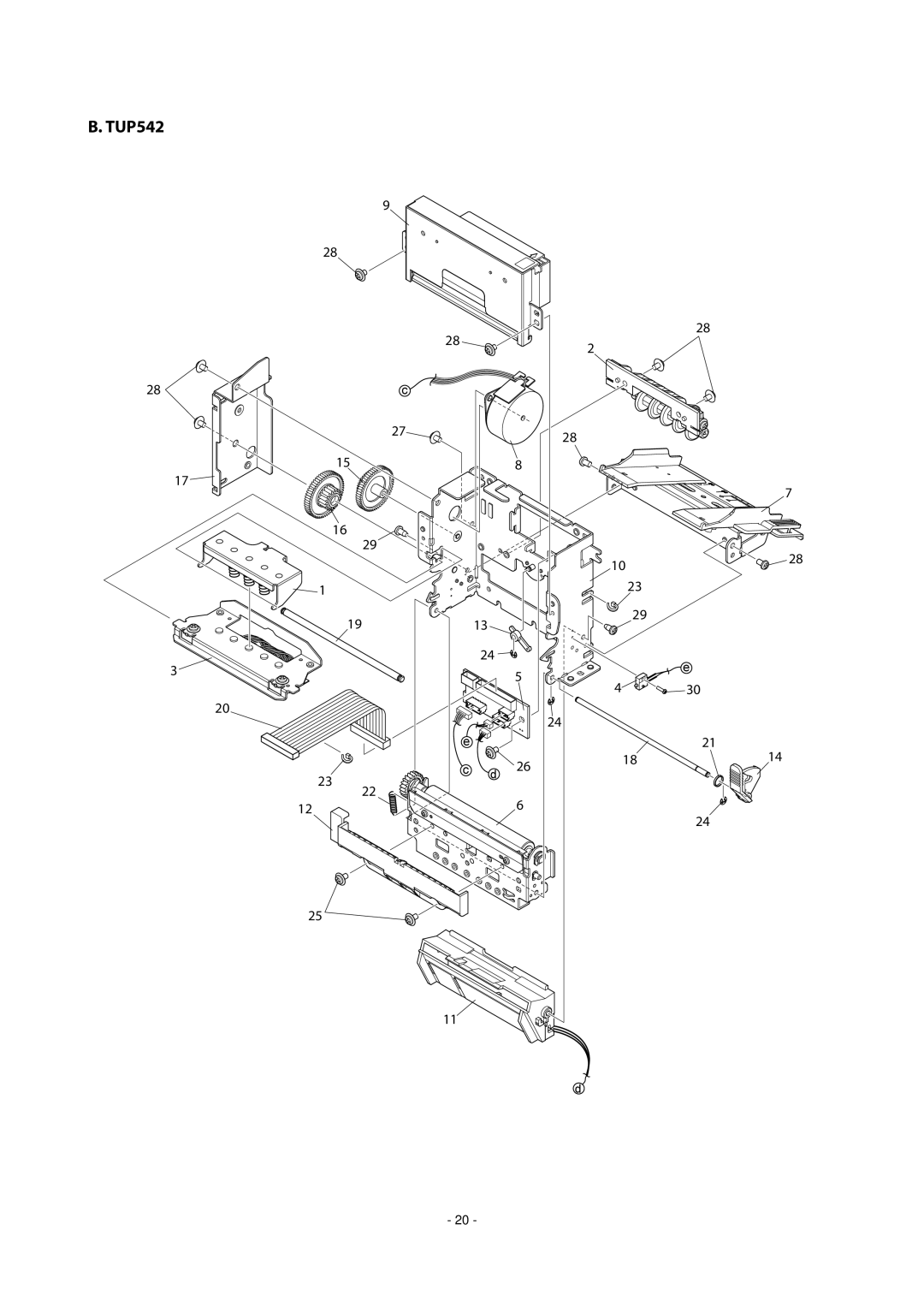 Star Micronics TUP500 technical manual 1814 