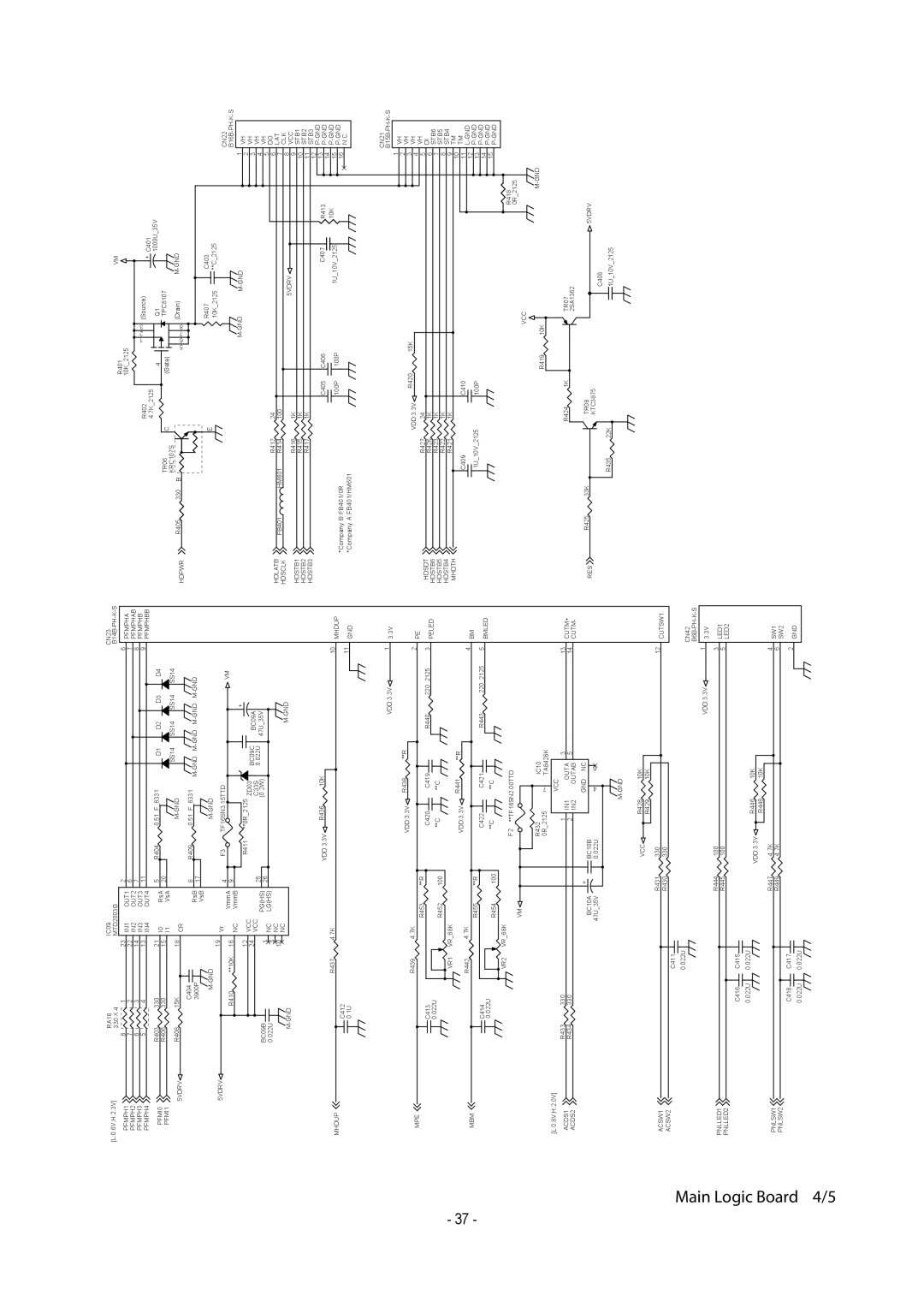 Star Micronics TUP500 technical manual Logic, Board 