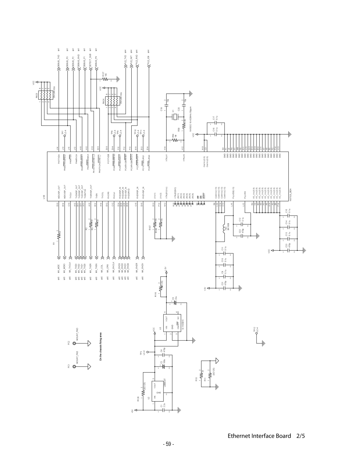 Star Micronics TUP500 technical manual Ethernet Interface Board 2/5 