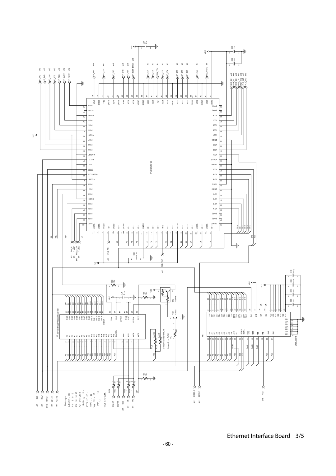 Star Micronics TUP500 technical manual Ethernet Interface Board 3/5 