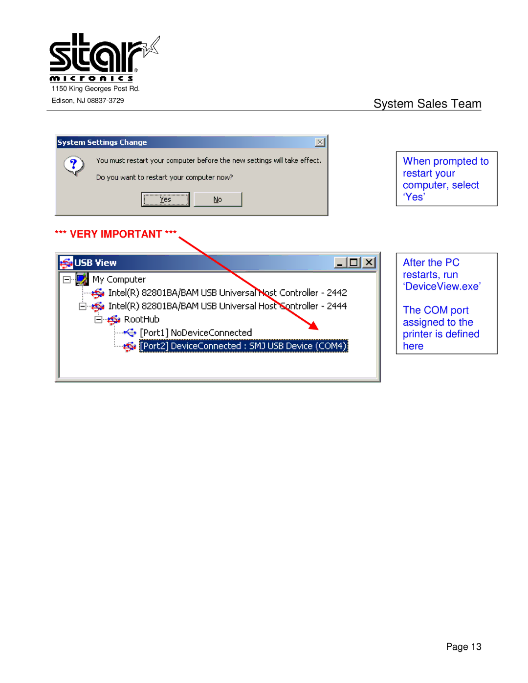 Star Micronics USB manual Very Important 